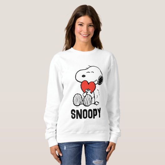 Erdnüsse | Valentinstag | Snoopy Heart Hug Sweatshirt (Vorne ganz)