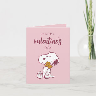 Erdnüsse   Valentinstag   Snoopy Herz Umarmung Karte