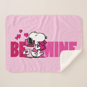Erdnüsse Valentinstag Snoopy Sherpadecke
