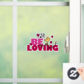 Erdnüsse | Valentinstag | Woodstock Love Fensteraufkleber (Zuhause)