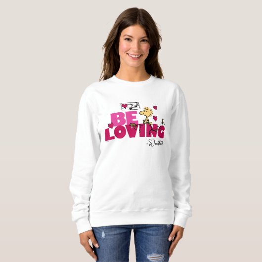 Erdnüsse | Valentinstag | Woodstock Love Sweatshirt (Vorne ganz)