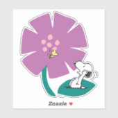 Erdnüsse | Veranschaulichung der Lila Blume der Na Aufkleber (Blatt)