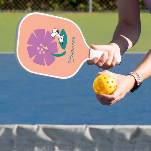 Erdnüsse | Veranschaulichung der Lila Blume der Na Pickleball Schläger (InSitu)