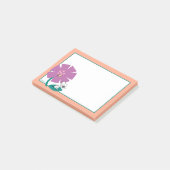 Erdnüsse | Veranschaulichung der Lila Blume der Na Post-it Klebezettel (angewinkelt)