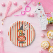 Erdnüsse | Vintage Holzbalkenpflaster Pappteller (Party)