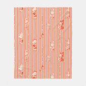 Erdnüsse | Vintages Halloween-Muster Fleecedecke (Vorderseite)