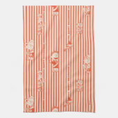 Erdnüsse | Vintages Halloween-Muster Geschirrtuch (Vertikal)