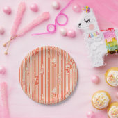 Erdnüsse | Vintages Halloween-Muster Pappteller (Party)