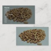 Erdnüsse Visitenkarte (Vorne/Hinten)