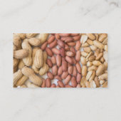 Erdnüsse Visitenkarte (Rückseite)