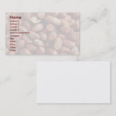 Erdnüsse Visitenkarte (Vorne/Hinten)