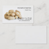 Erdnüsse Visitenkarte (Vorne/Hinten)