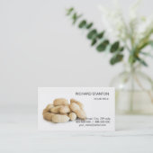 Erdnüsse Visitenkarte (Stehend Vorderseite)