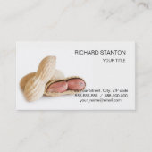 Erdnüsse Visitenkarte (Vorderseite)