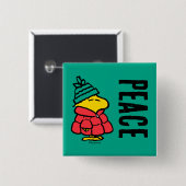 Erdnüsse | Waldpuffy Winter Jacket Button (Vorne & Hinten)