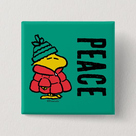 Erdnüsse | Waldpuffy Winter Jacket Button (Vorderseite)