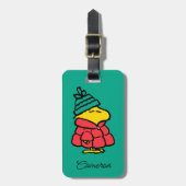 Erdnüsse | Waldpuffy Winter Jacket Gepäckanhänger (Vorderseite vertikal)