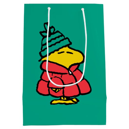 Erdnüsse | Waldpuffy Winter Jacket Mittlere Geschenktüte (Rückseite)