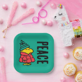 Erdnüsse | Waldpuffy Winter Jacket Pappteller (Party)