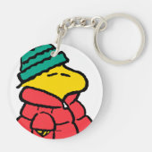 Erdnüsse | Waldpuffy Winter Jacket Schlüsselanhänger (Rückseite)