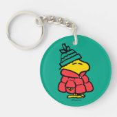 Erdnüsse | Waldpuffy Winter Jacket Schlüsselanhänger (Vorderseite)