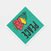 Erdnüsse | Waldpuffy Winter Jacket Serviette (Ecke)