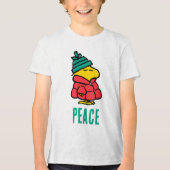 Erdnüsse | Waldpuffy Winter Jacket Tri-Blend Shirt (Vorderseite)