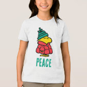 Erdnüsse | Waldpuffy Winter Jacket Tri-Blend Shirt (Vorderseite)