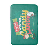 Erdnüsse | Wandern in einem winterlichen, feinen L Badematte (Vorderseite Vertikal)