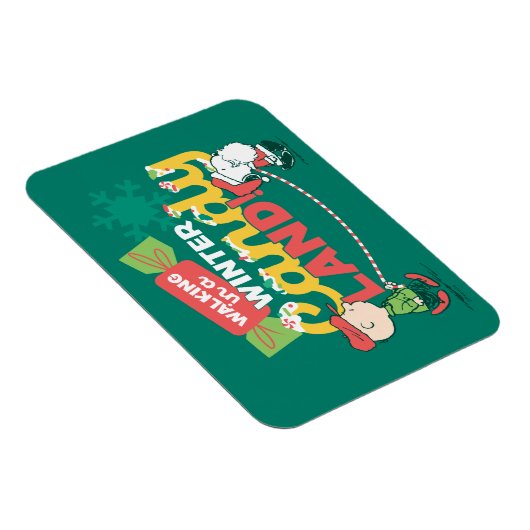 Erdnüsse | Wandern in einem winterlichen, feinen L Magnet (Rechte Seite)