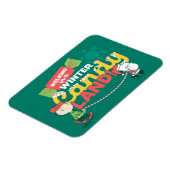 Erdnüsse | Wandern in einem winterlichen, feinen L Magnet (Linke Seite)