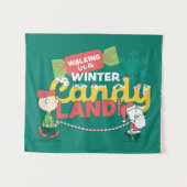 Erdnüsse | Wandern in einem winterlichen, feinen L Wandteppich (Vorderseite (Horizontal))