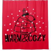 Erdnüsse | Warm & gemütlich Duschvorhang (Vorderseite)