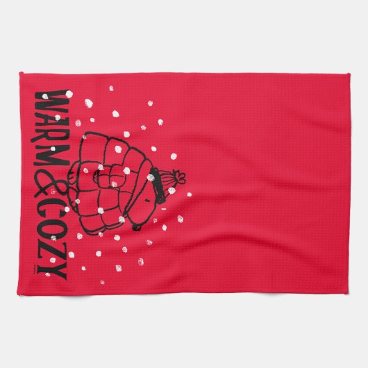 Erdnüsse | Warm & gemütlich Geschirrtuch (Horizontal)