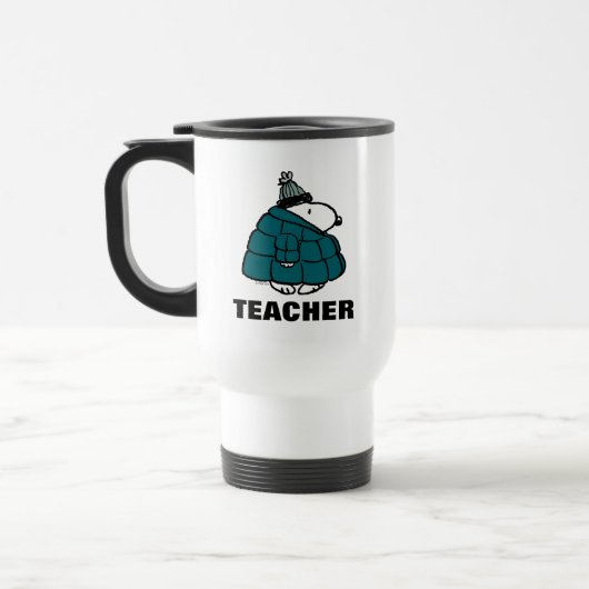 Erdnüsse | Warm & gemütlich Lehrer Reisebecher (Links)