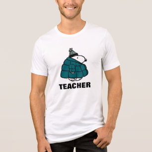 Erdnüsse Warm & gemütlich Lehrer Tri-Blend Shirt