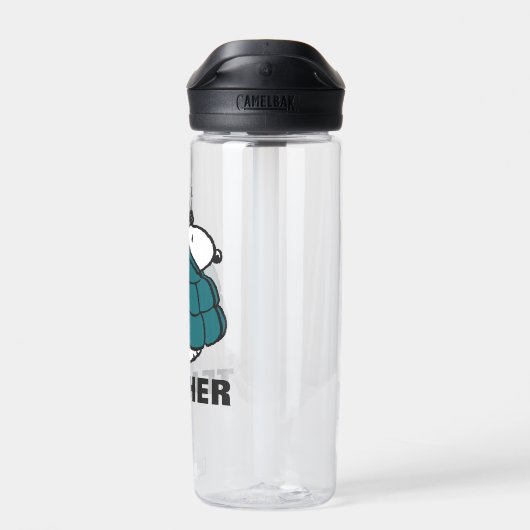 Erdnüsse | Warm & gemütlich Lehrer Trinkflasche (Rückseite)