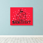 Erdnüsse | Warm & gemütlich Leinwanddruck (Insitu (Holzboden))