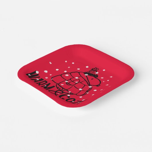 Erdnüsse | Warm & gemütlich Pappteller (Gewinkelt)