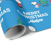 Erdnüsse | Warme Wünsche | Name hinzufügen Geschenkpapier (Rolleneckpunkt)