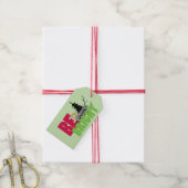 Erdnüsse | Weihnachten aus Holz ist hell Geschenkanhänger (Mit Garn)