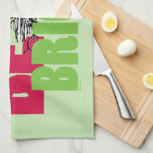 Erdnüsse | Weihnachten aus Holz ist hell Geschirrtuch (Viertel Falte)