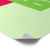 Erdnüsse | Weihnachten aus Holz ist hell Poster (Ecke)