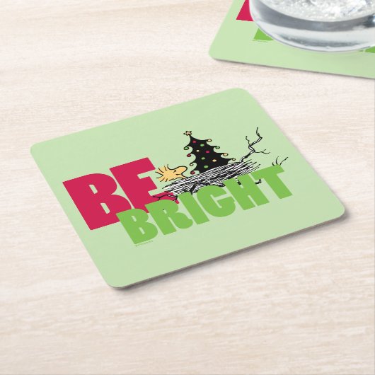 Erdnüsse | Weihnachten aus Holz ist hell Rechteckiger Pappuntersetzer (angewinkelt)