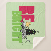 Erdnüsse | Weihnachten aus Holz ist hell Sherpadecke (Vorderseite)