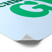 Erdnüsse | Weihnachten ist die Freude am Geben Poster (Ecke)