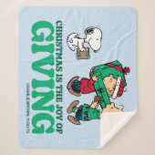 Erdnüsse | Weihnachten ist die Freude am Geben Sherpadecke (Vorderseite)