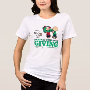 Erdnüsse   Weihnachten ist die Freude am Geben Tri-Blend Shirt