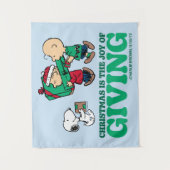 Erdnüsse | Weihnachten ist die Freude am Geben Wandteppich (Vorderseite)