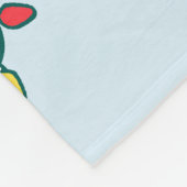 Erdnüsse | Weihnachts-Liebe und Lichter Fleecedecke (Ecke)